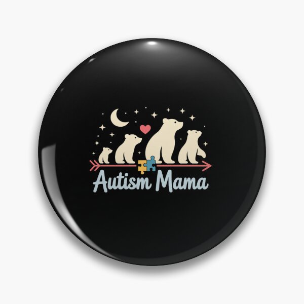 Item preview, Autism Awareness Shirt Mama Bear 4 Cubs Autism Mama designed and sold by SIGORDESIGN.