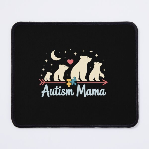 Item preview, Autism Awareness Shirt Mama Bear 4 Cubs Autism Mama designed and sold by SIGORDESIGN.