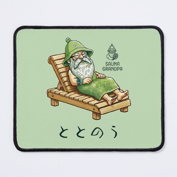 Item preview, Sauna Grandpa - Healed old man Rev.1 designed and sold by WABISABIMOMENTS.