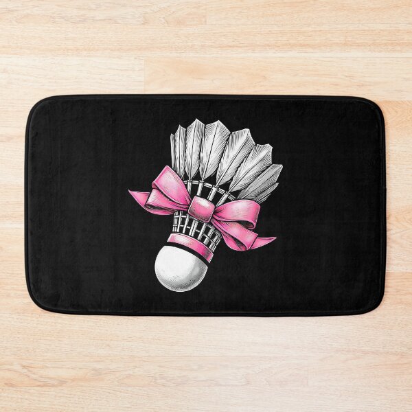 Item preview, Coquette Bow Badminton Shuttlecock Pink Ribbon Mom Girl designed and sold by LunaDangelo.