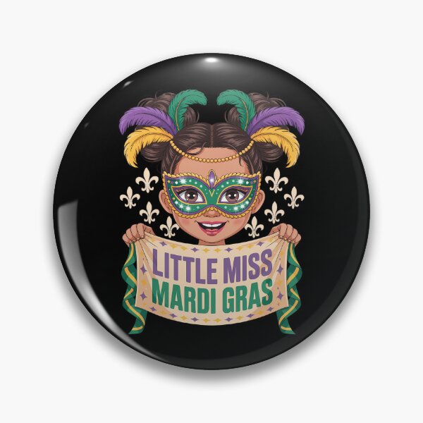 Item preview, Mardi Gras Parades Messy Bun Kids Girls Toddler designed and sold by FaithAbbott.