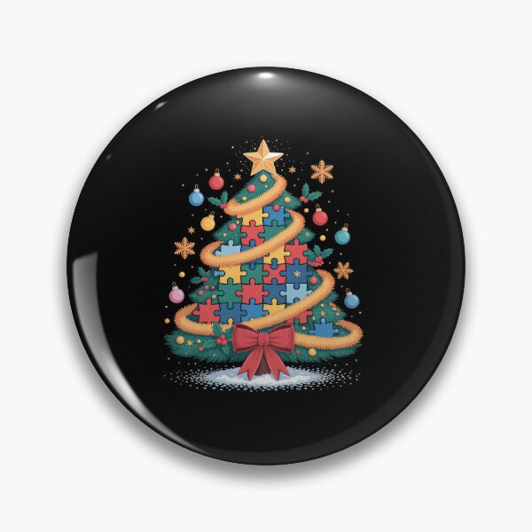 Item preview, Autism Christmas Tree Lights Xmas Cute Xmas Autism Awareness designed and sold by SIGORDESIGN.