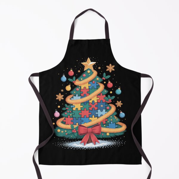 Item preview, Autism Christmas Tree Lights Xmas Cute Xmas Autism Awareness designed and sold by SIGORDESIGN.
