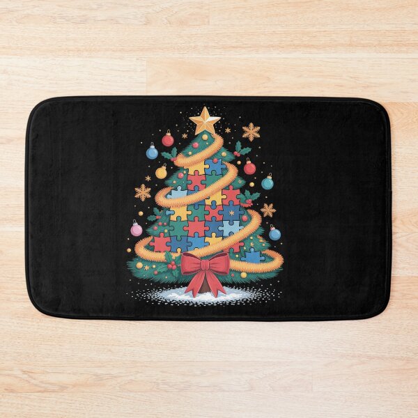 Item preview, Autism Christmas Tree Lights Xmas Cute Xmas Autism Awareness designed and sold by SIGORDESIGN.