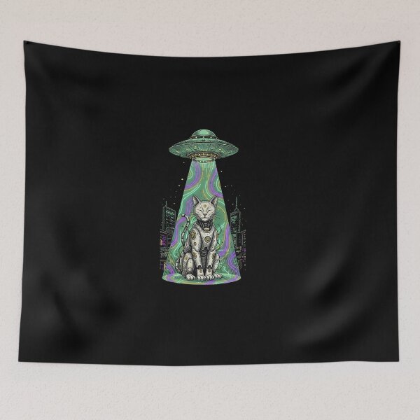 Item preview, Mardi Gras Mechanical Cat UFO – Japanese Cyber Carnival designed and sold by SWEET-TINAPAY.