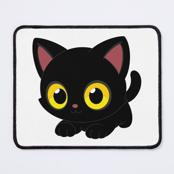 Item preview, mischievous black kitten designed and sold by Sunny-Sally.