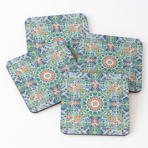 Item preview, Vibrant Moroccan Zellige Tile Pattern designed and sold by designwiss.