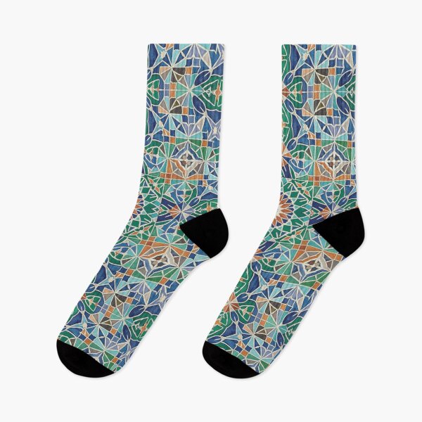 Item preview, Vibrant Moroccan Zellige Tile Pattern designed and sold by designwiss.