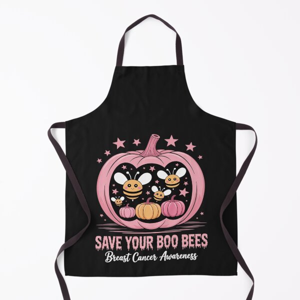 Item preview, Breast Cancer Awareness Boos Pumpkin Cute Save Your Boo Bees designed and sold by Rackaam.
