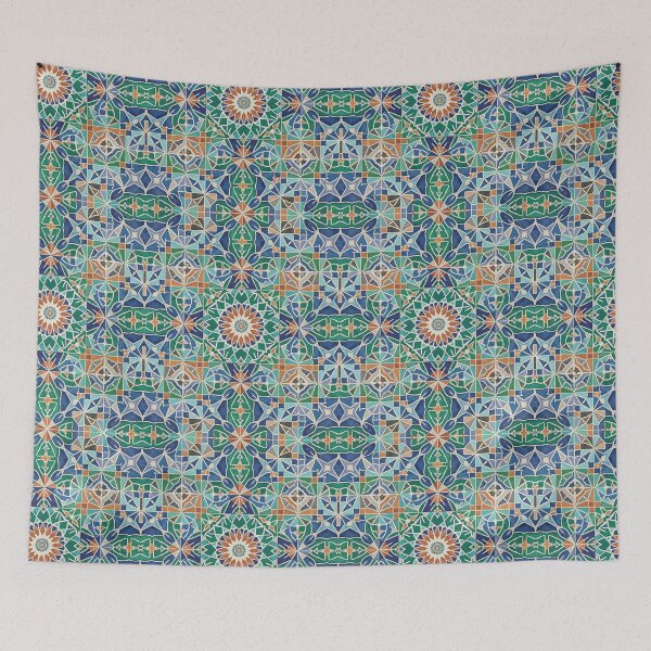 Item preview, Vibrant Moroccan Zellige Tile Pattern designed and sold by designwiss.