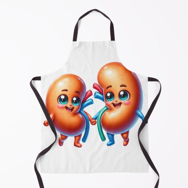 Item preview, Cute Medical Kidney Characters with Smiling Faces designed and sold by LunaPixelStudio.