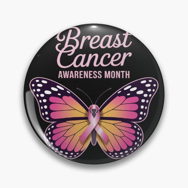 Item preview, Breast Cancer Awareness Pink Ribbon Butterfly Support designed and sold by Rackaam.