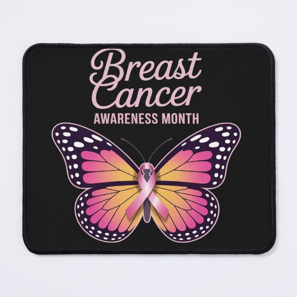 Item preview, Breast Cancer Awareness Pink Ribbon Butterfly Support designed and sold by Rackaam.
