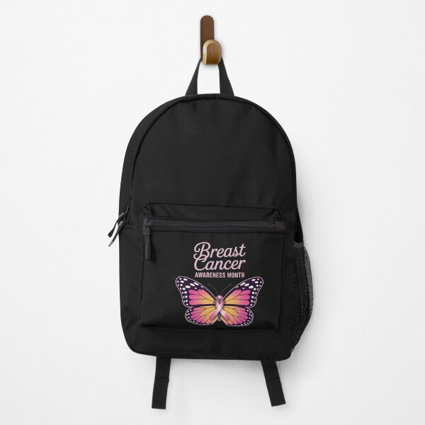 Item preview, Breast Cancer Awareness Pink Ribbon Butterfly Support designed and sold by Rackaam.