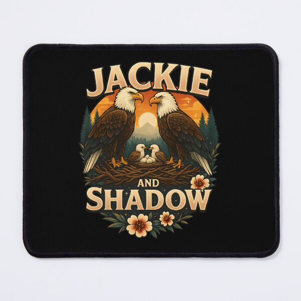 Item preview, Jackie And Shadow Bald Eagle Family Vintage Illustration designed and sold by haitrieuic96.