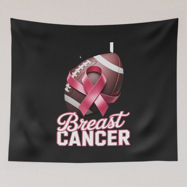 Item preview, Breast Cancer Awareness Pink Tackle Breast Cancer Football designed and sold by Rackaam.