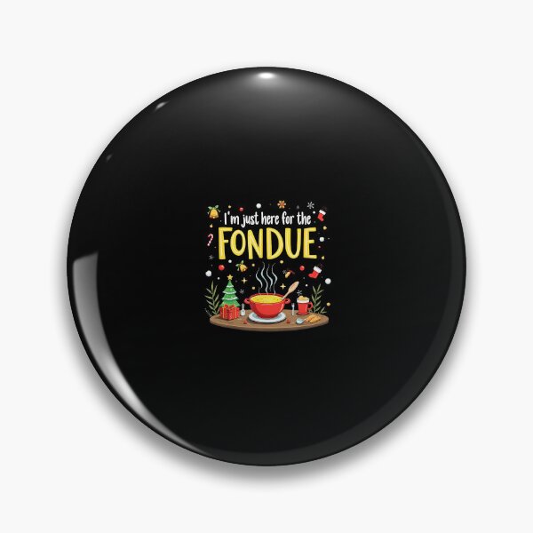 Item preview, Im Just Here For The Fondue Lovers' Holiday Christmas designed and sold by bambiai.