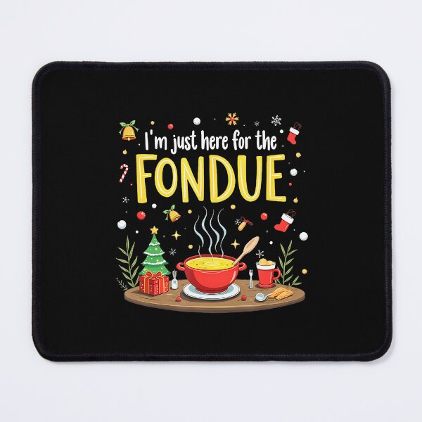 Item preview, Im Just Here For The Fondue Lovers' Holiday Christmas designed and sold by bambiai.