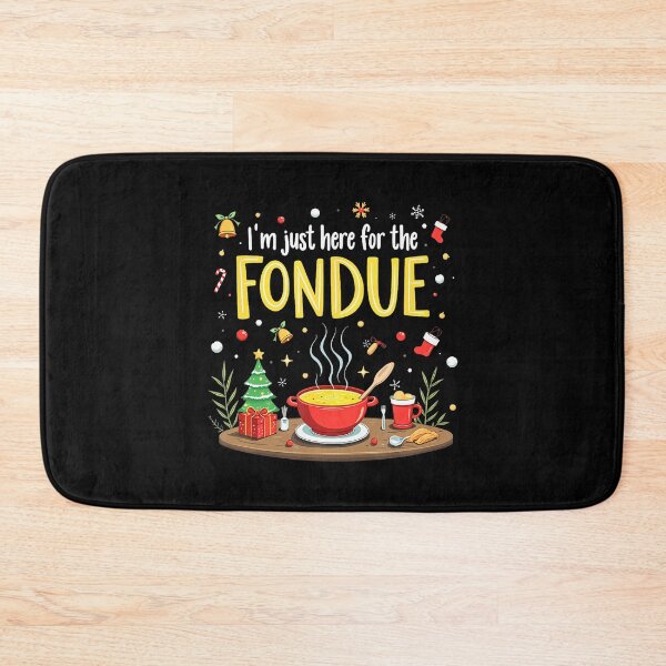 Item preview, Im Just Here For The Fondue Lovers' Holiday Christmas designed and sold by bambiai.