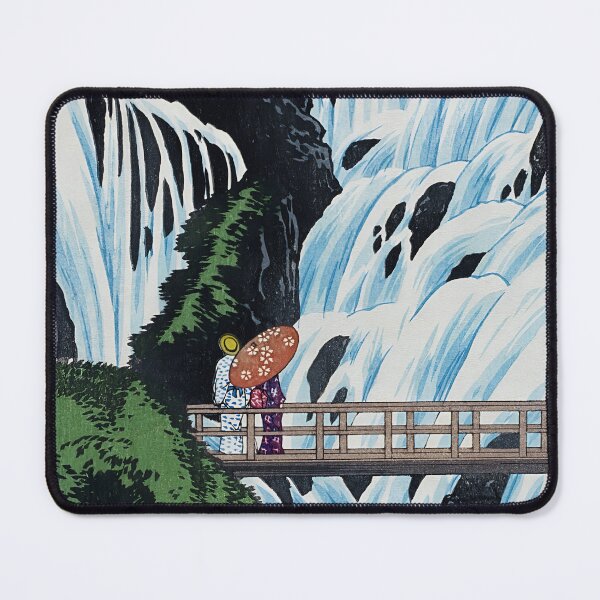Item preview, Kegon Falls at Nikko - Hiroaki Takahashi Vintage Print designed and sold by Open Canvas.
