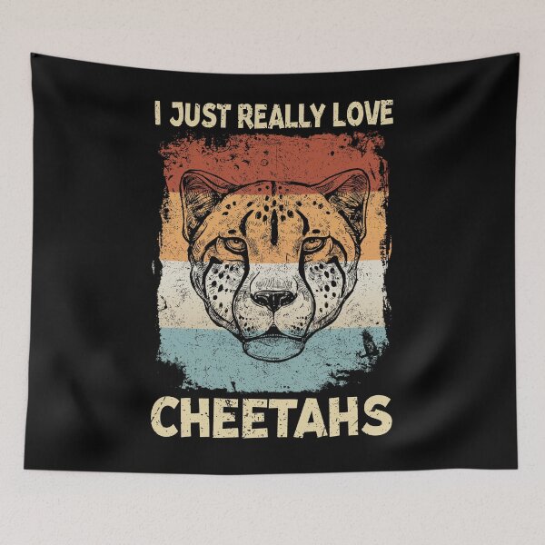 Item preview, Retro Cheetah Face Vintage T-Shirt designed and sold by LarryMBrown.
