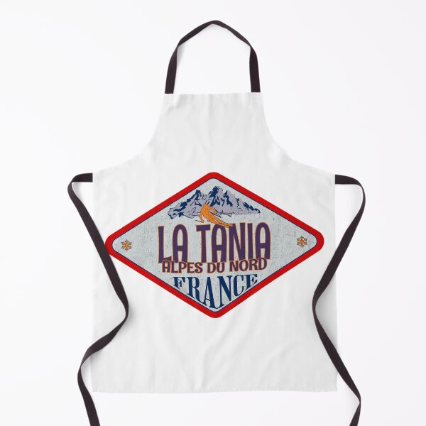 Item preview, La Tania, Alpes du Nord, France, Vintage skiing badge design designed and sold by Wanderful-roads.
