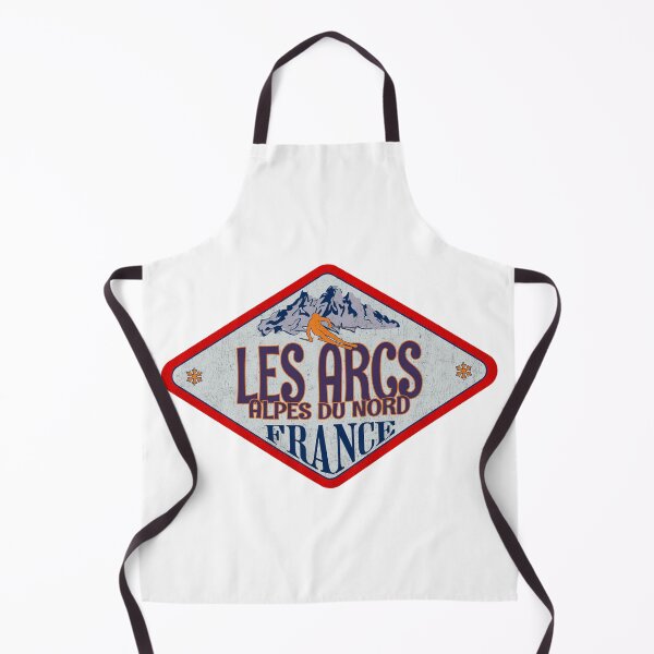 Item preview, Les Arcs, Alpes du Nord, France, Vintage skiing badge design designed and sold by Wanderful-roads.