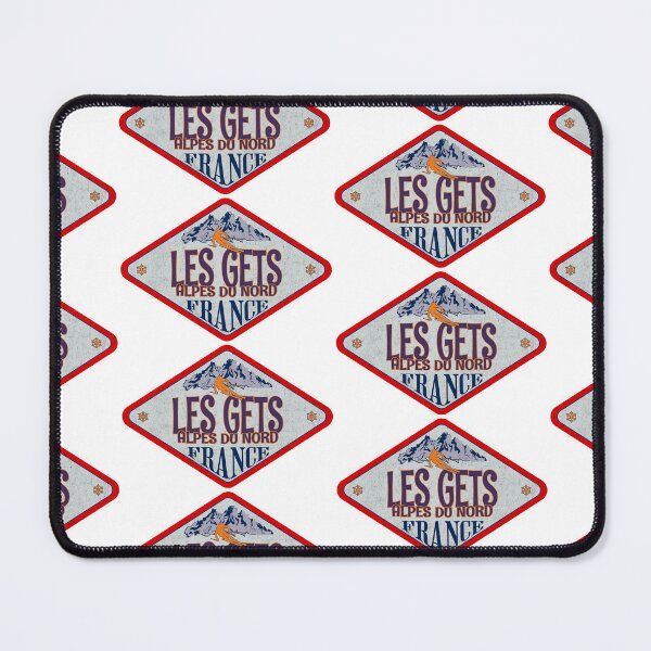 Item preview, Les Gets, Alpes du Nord, France, Vintage skiing badge design designed and sold by Wanderful-roads.