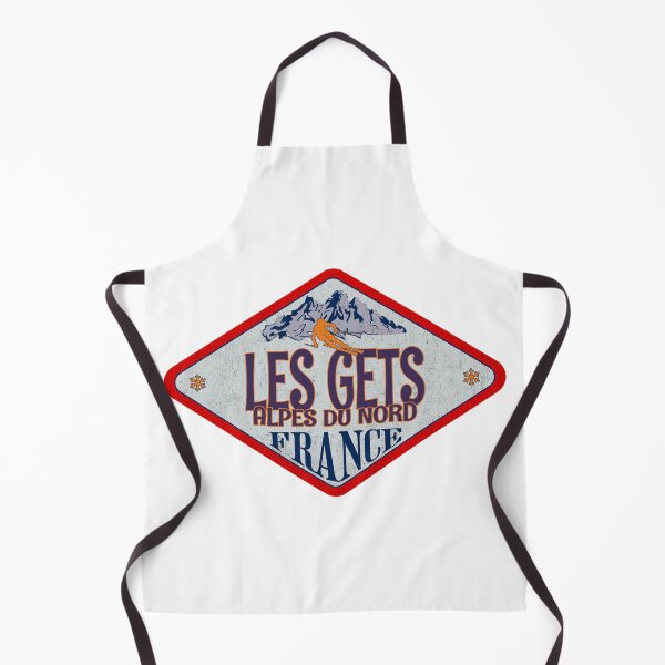 Item preview, Les Gets, Alpes du Nord, France, Vintage skiing badge design designed and sold by Wanderful-roads.