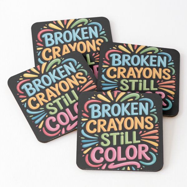 Item preview, Broken Crayons Still Color Mental Health Awareness designed and sold by Rackaam.