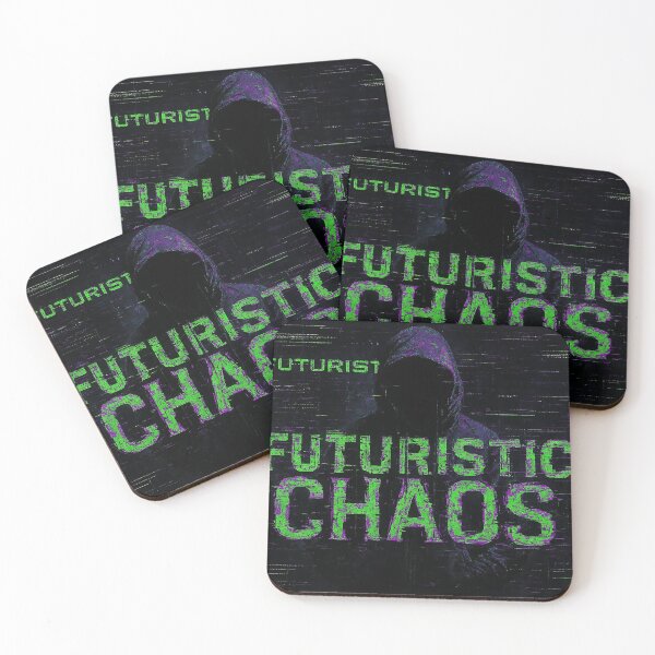 Item preview, Chaos Cyber Grunge Glitch - Toxic Green and Purple Gothic Streetwear designed and sold by iwzzuel.