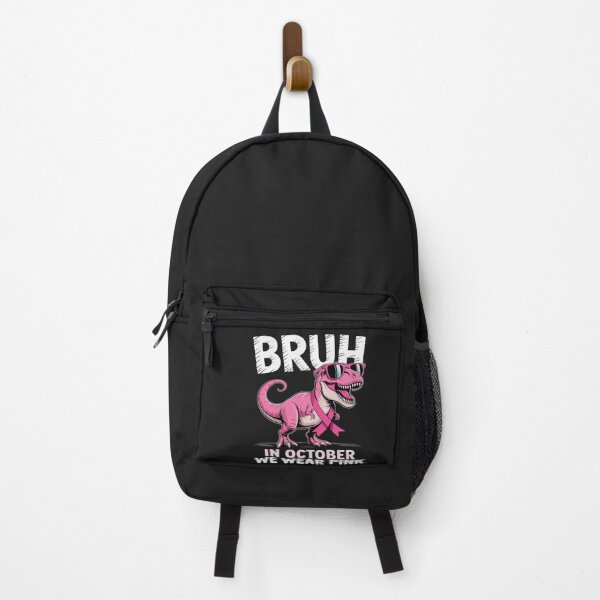 Item preview, Bruh In October We Wear Pink Dinosaur Breast Cancer Awarenes designed and sold by Rackaam.