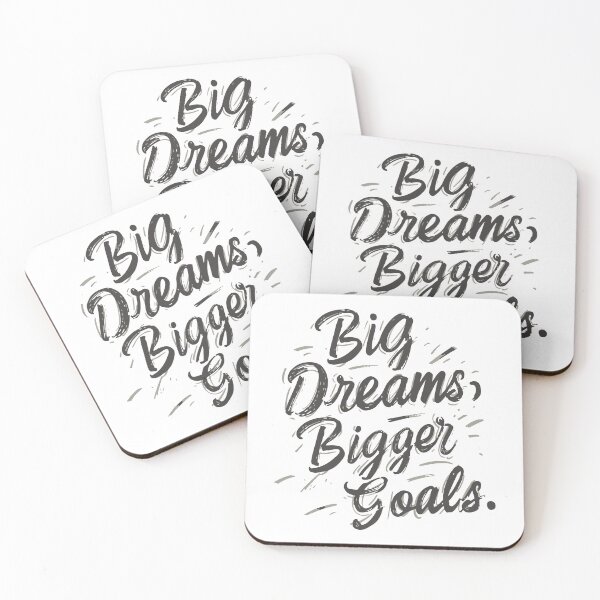 Item preview, Big Dreams Bigger Goals Script designed and sold by DavidTeeStudio.
