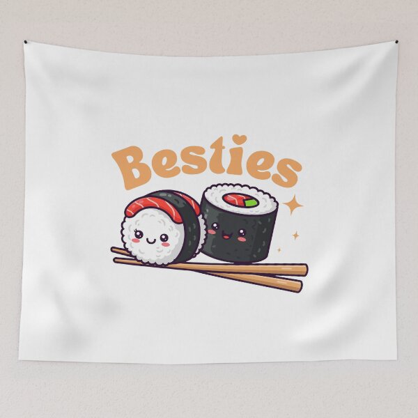 Item preview, Besties Kawaii Sushi Lover Funny Matching With Friends designed and sold by thebest-2studio.