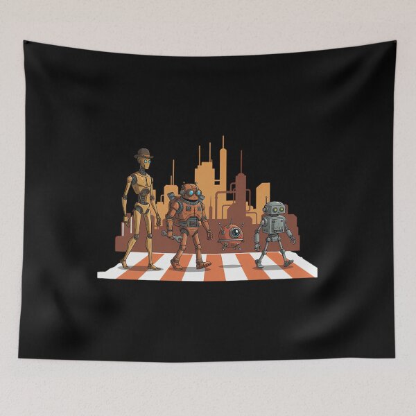 Item preview, Droids Crossing Abbey Road designed and sold by ZoejaneTa.