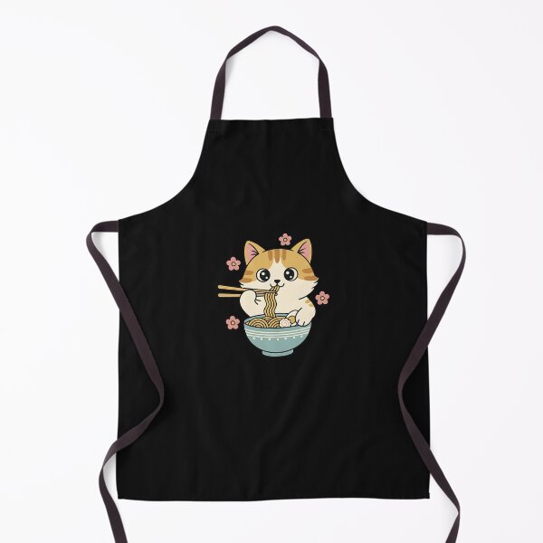 Item preview, Ramen Time Cat – Adorable Japanese Food Art designed and sold by SWEET-TINAPAY.