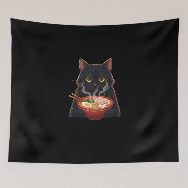 Item preview, Ramen Time Cat – Cute Japanese Food Lover designed and sold by SWEET-TINAPAY.