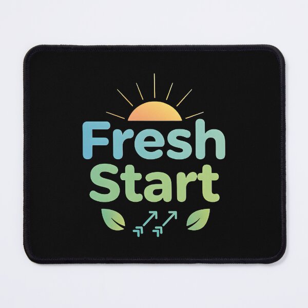 Item preview, BEST SELLER Fresh Start Motivation USA designed and sold by Gilded Dreams.