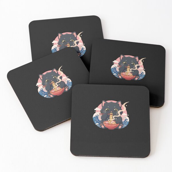 Item preview, Ramen Time Cat – Kawaii Japanese Food Art designed and sold by SWEET-TINAPAY.