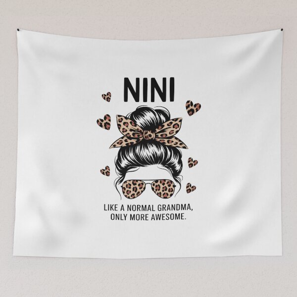 Item preview, Nini Like a Normal Grandma Only More Awesome Mothers Day designed and sold by IdunayaStore.