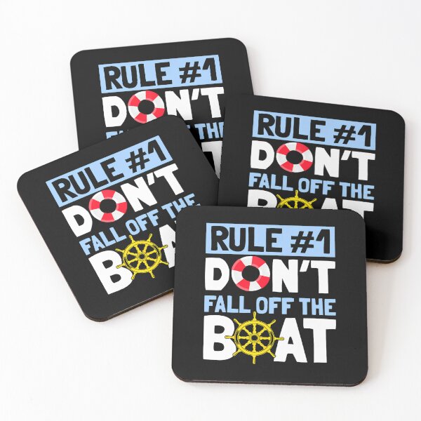 Item preview, Rule Number 1 Don't Fall Off The Boat Cruise designed and sold by kowaldtlbung.