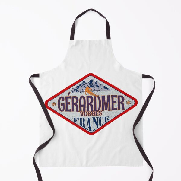 Item preview, Gérardmer, Vosges, France, Vintage skiing badge design designed and sold by Wanderful-roads.