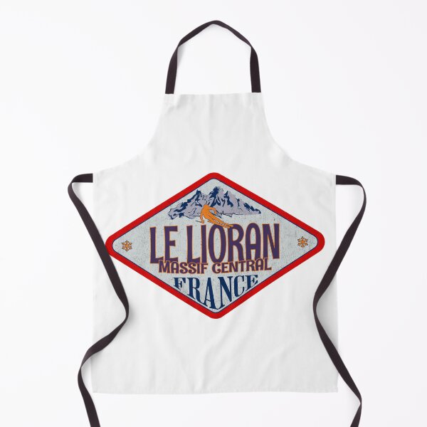 Aperçu de l'œuvre Le Lioran, Massif Central, France, badge de ski vintage créée et vendue par Wanderful-roads.