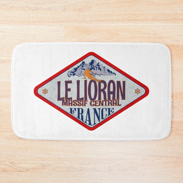 Item preview, Le Lioran, Massif Central, France, Vintage skiing badge design designed and sold by Wanderful-roads.