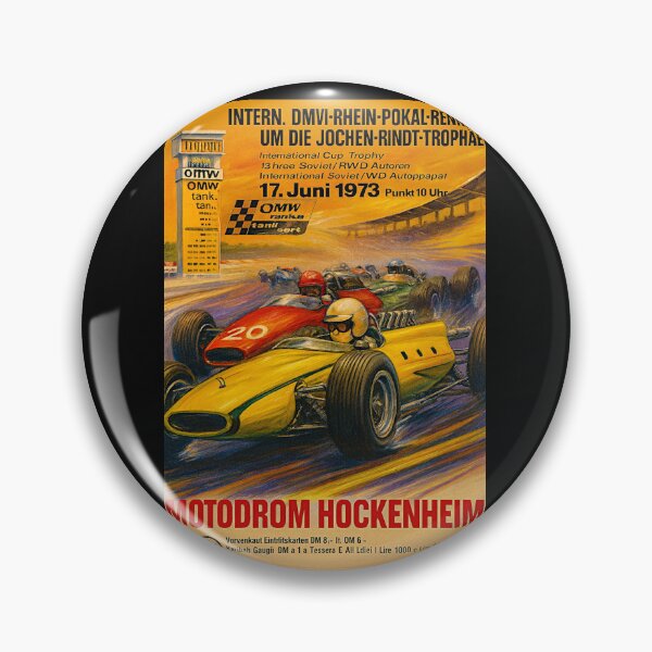 Artikelvorschau, Hockenheim 1973 Variation Vintage Poster entworfen und verkauft von Helios Be. Lavsh.