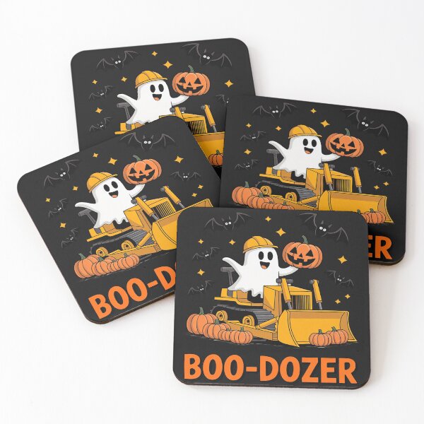 Item preview, Bulldozer Boo Halloween designed and sold by tkhrbika.