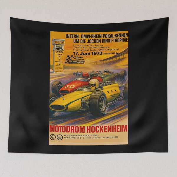 Item preview, Hockenheim 1973 variation vintage poster  designed and sold by Helios Be. Lavsh.