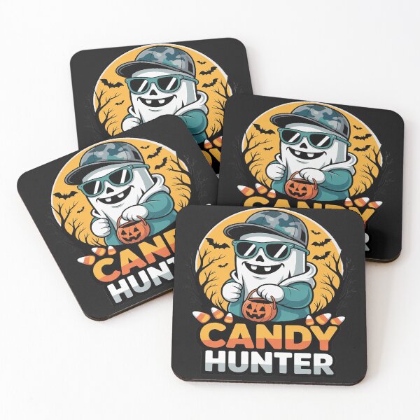 Item preview, Camo Halloween Ghost  Candy hunter designed and sold by tkhrbika.