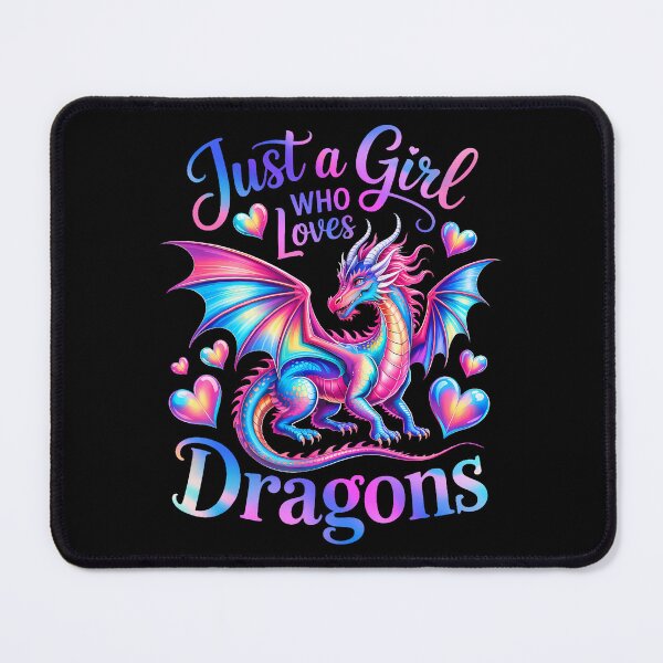 Item preview, Cute Just A Girl Who Loves Dragons Birthday Girls Women designed and sold by HerbertKuhn112.