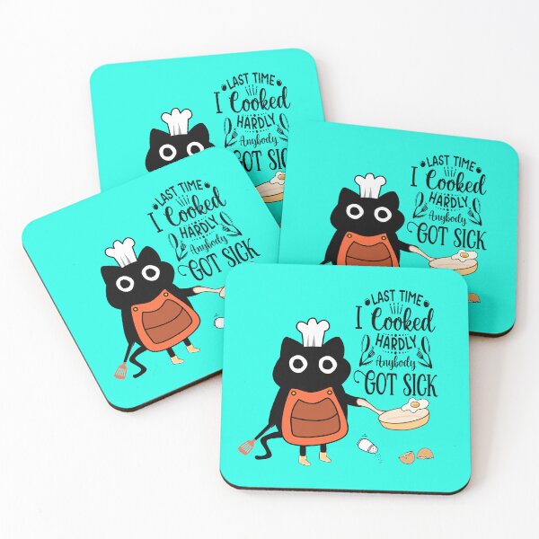 Item preview, Last Time I Cooked… Kitchen Chaos Cat Illustration designed and sold by TheBeeKindSpace.